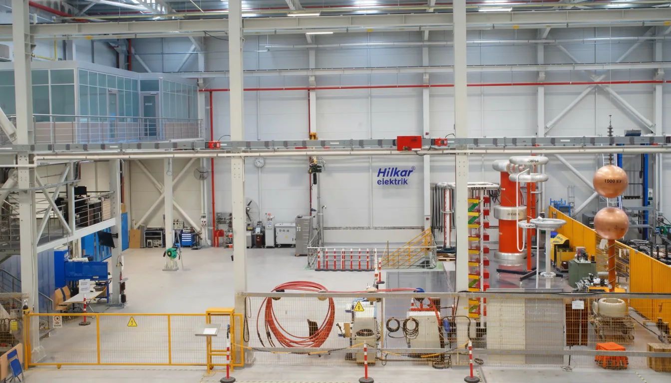 Hilkar accredited high voltage and high power test laboratory