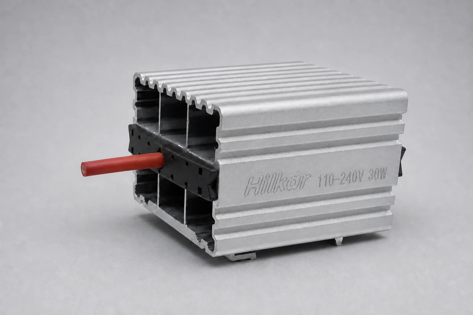 PTC heater with built-in cable connection