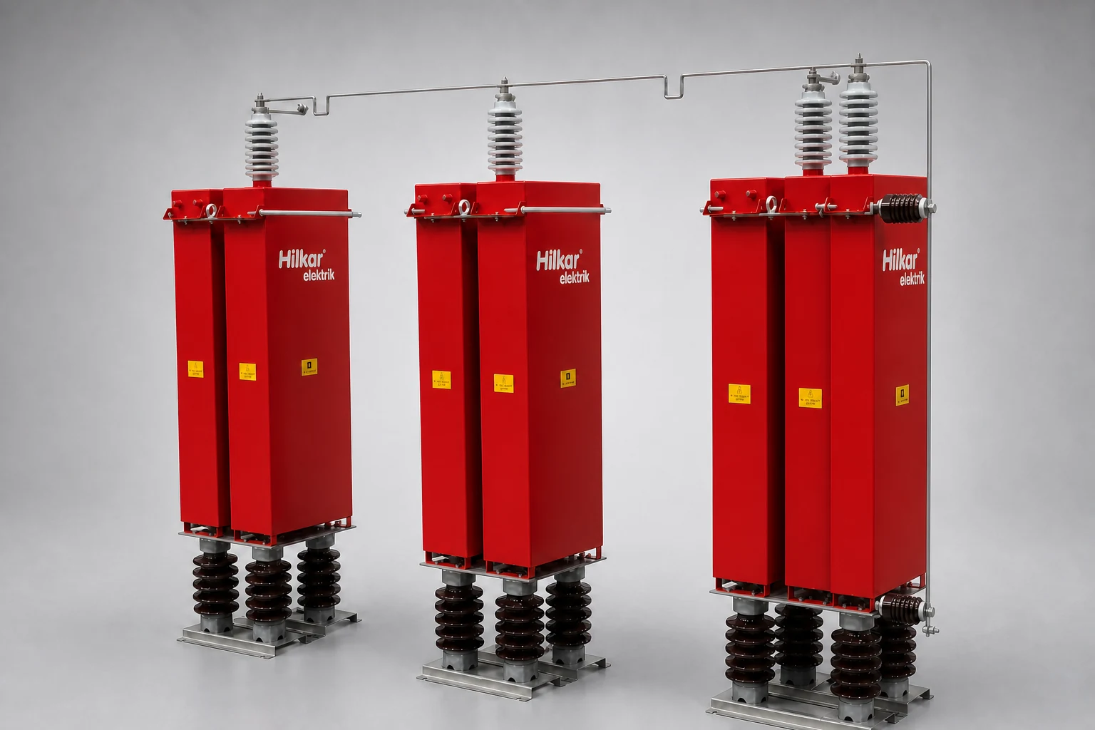 36 kV three-phase compact RC snubber filter units
