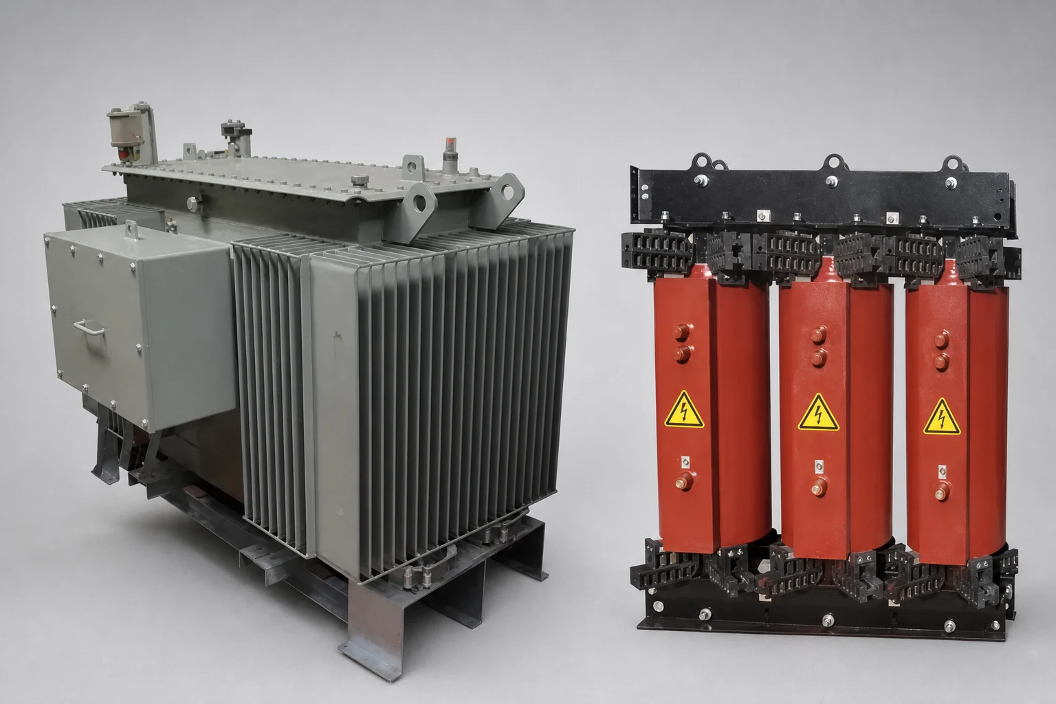 Oil-immersed and dry type cast resin motor starting auto-transformer units