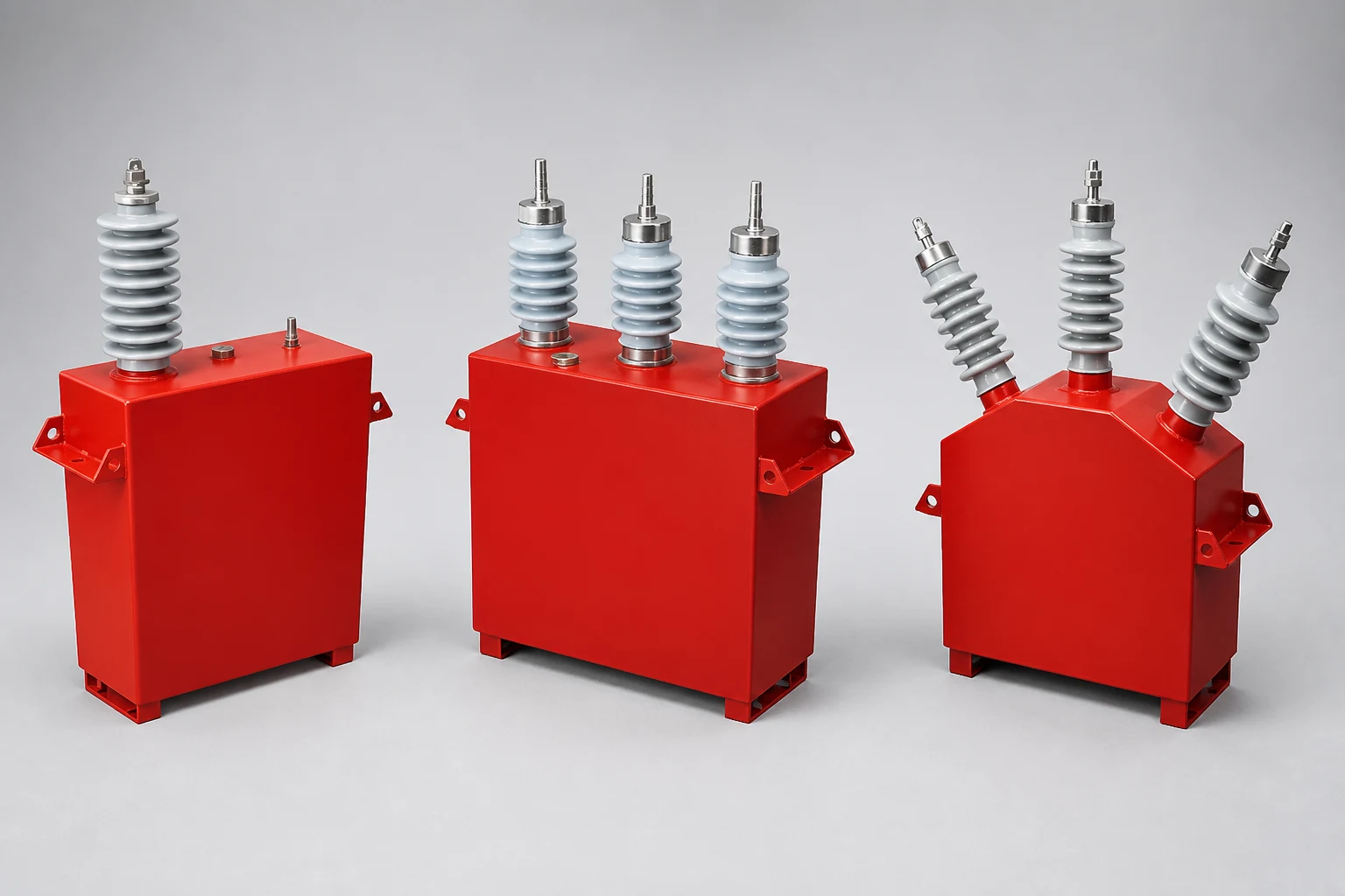 Overview of single phase and three phase surge capacitor types manufactured by Hilkar